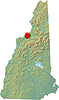 Dalton Mountain location map