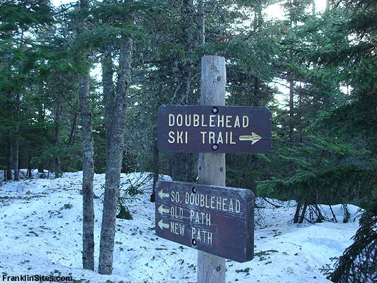 The top of the Doublehead Ski Trail in 2008