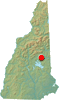Mt. Whittier location map