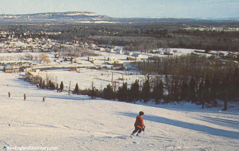 The lift line (background) circa the 1960s
