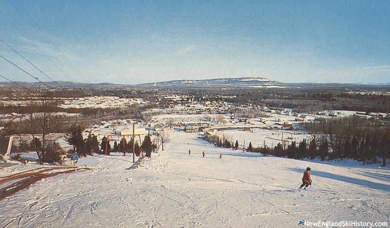 The lift line (background) circa the 1960s