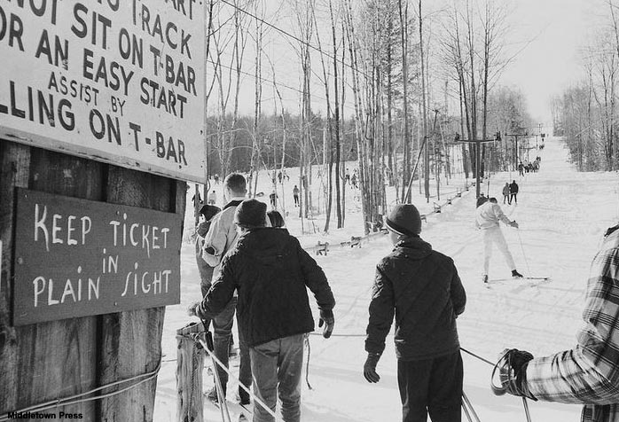 The Lower T-Bar circa the 1960s