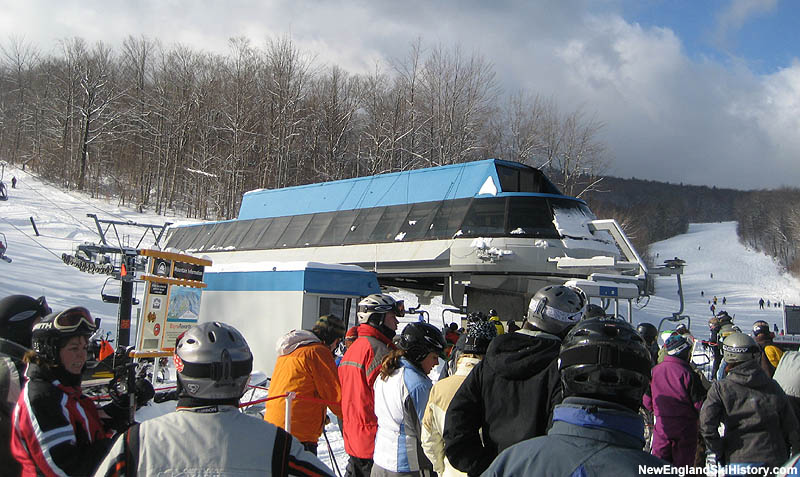 The Jordan Bowl Express Quad bottom terminal in 2007