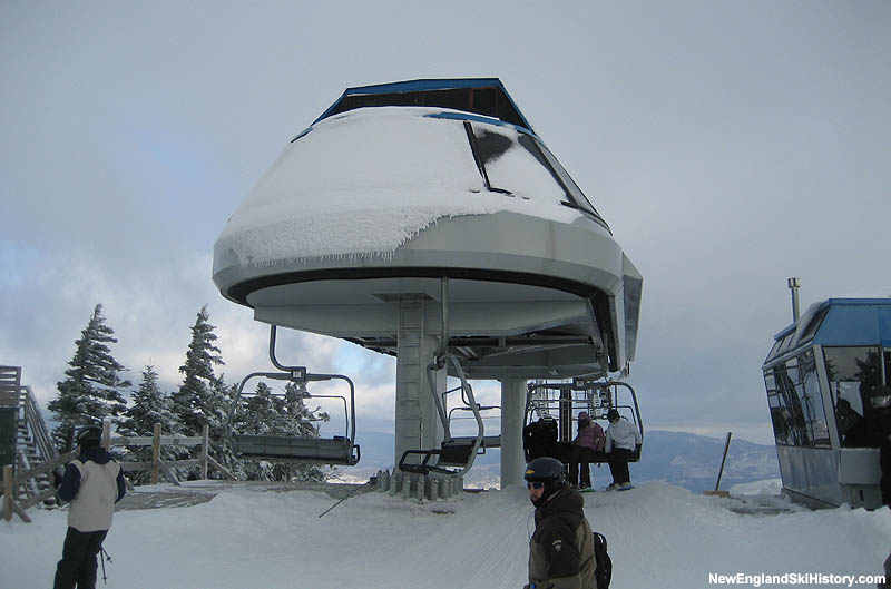 The Jordan Bowl Express Quad top terminal in 2007
