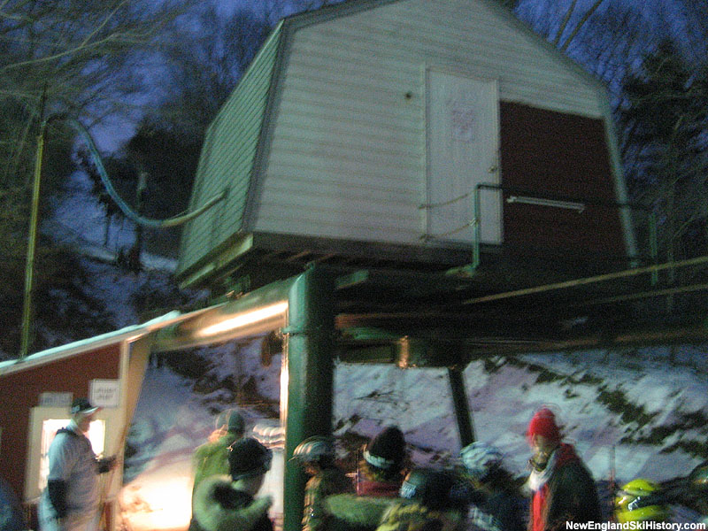 The bottom terminal of the Blue Hills double chairlift (2008)