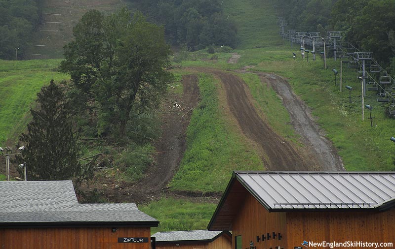 The former lift line (July 2021)