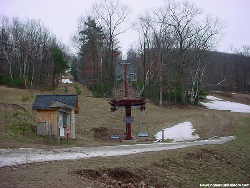 The Eaglebrook double chairlift in 2002