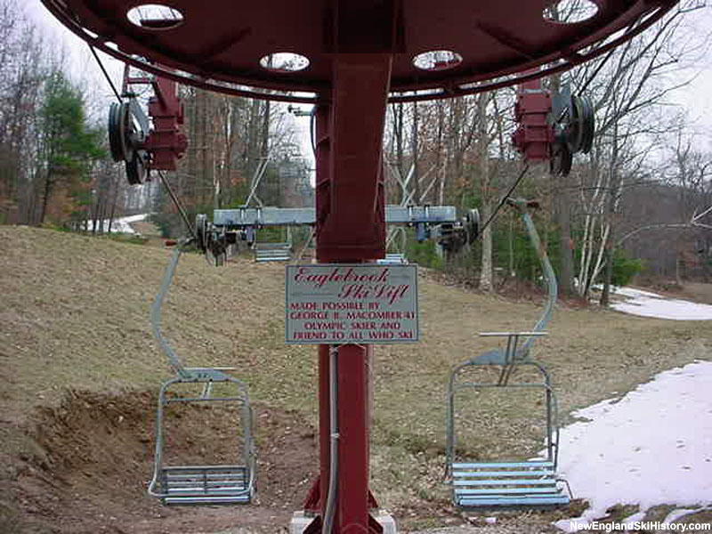 The Eaglebrook double chairlift in 2002