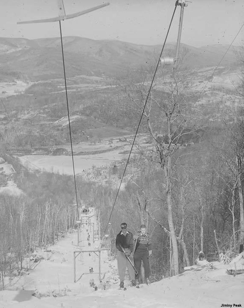 The lift line circa 1948 or 1949
