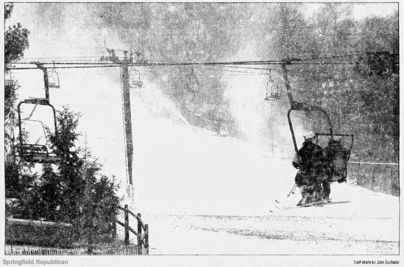 The lift line (background) (January 1993)