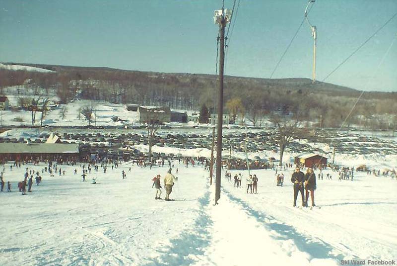 The Ski Ward T-Bar in the 1960s