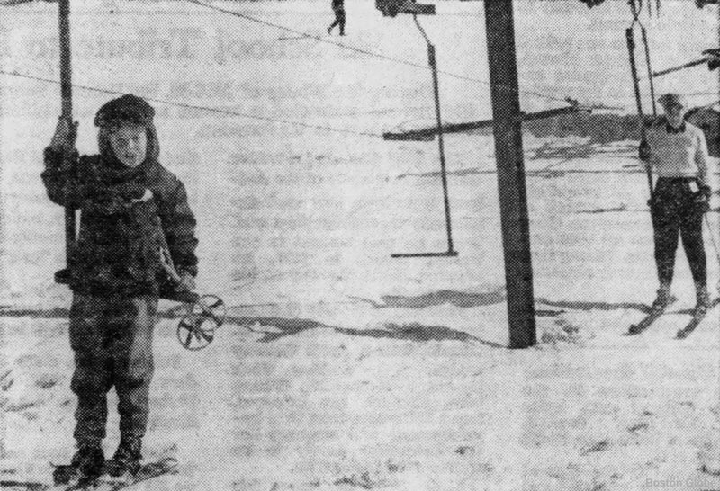 The lift line circa the 1950s