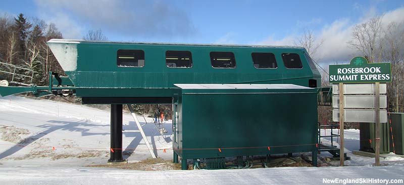The Mt. Rosebrook Express Quad in 2013