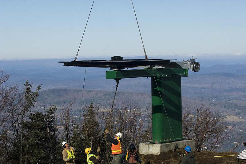 Mittersill Double Chairlift installation in 2010