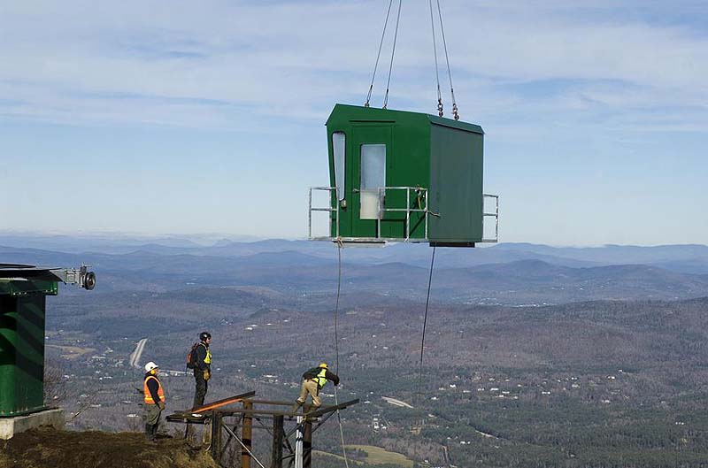 Mittersill Double Chairlift installation in 2010