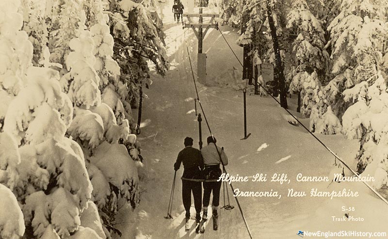 The lift line circa the 1940s or 1950s