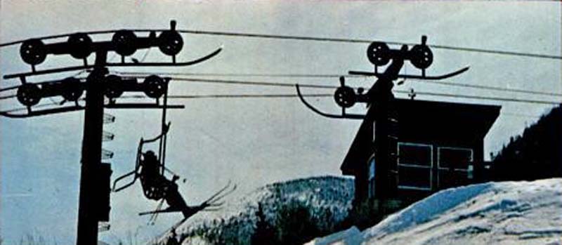The Zoomer Double Chairlift circa the 1960s