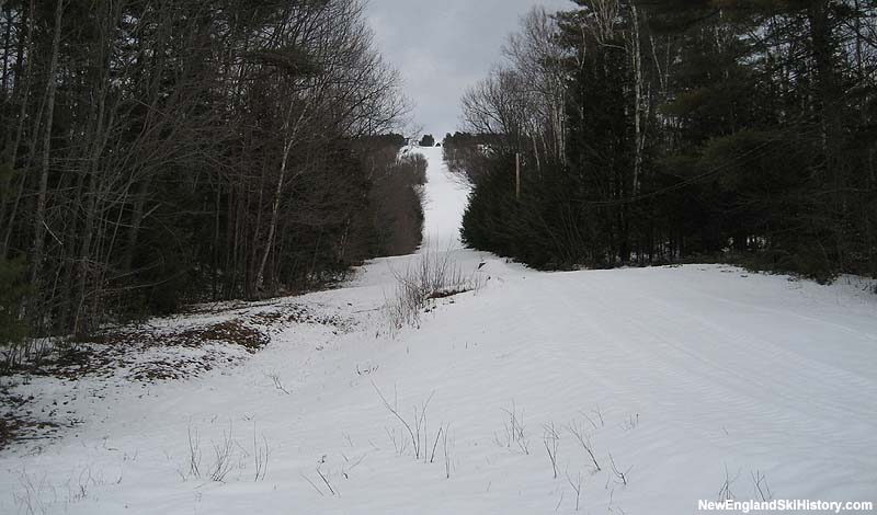 The former North Chair lift line in 2007