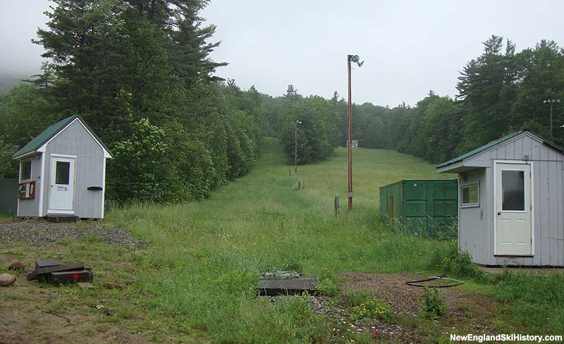 The former Gunshy Double lift line after removal in 2011