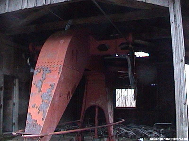The old Mittersill Double Chair base terminal in 2003