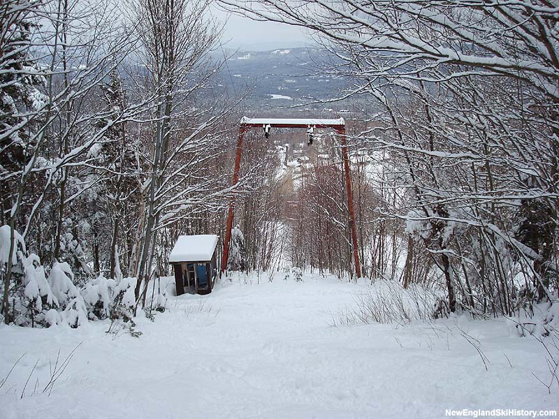 The 2700' T-Bar midstation in 2008