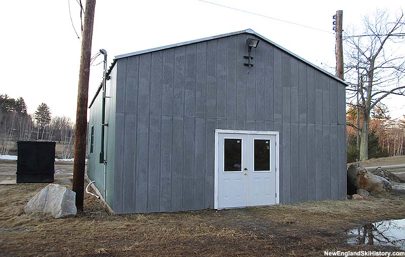 The former double chairlift base terminal building (2014)