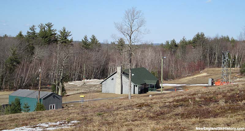 The former double chairlift base terminal building (2014)