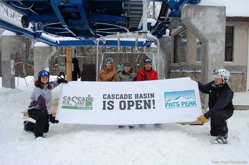 Cascade Basin opening day, December 19, 2013