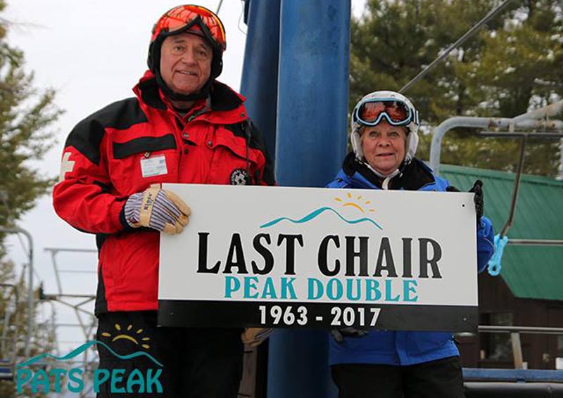 Closing day of the lift - Bob & Bertie - March 26, 2017