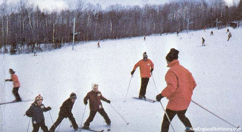 The lift line circa the early 1970s