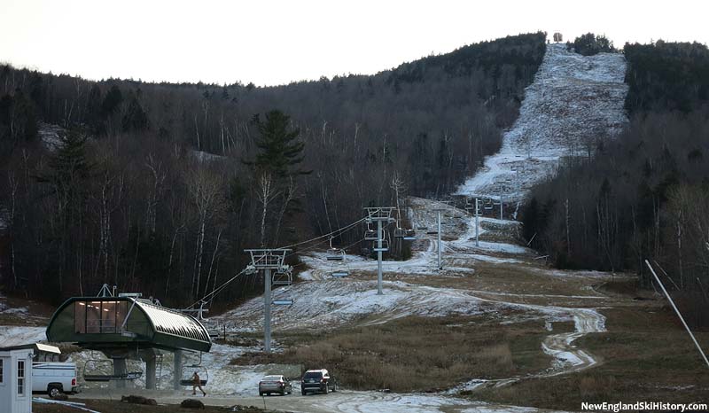 Chairs now on the haul rope (Nov. 21, 2014)