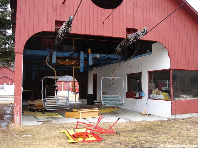 The Snows Mountain Double Chair bottom terminal in 2006