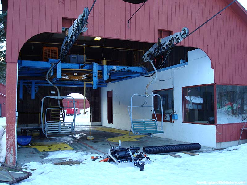 The Snows Mountain Double Chair bottom terminal in 2007