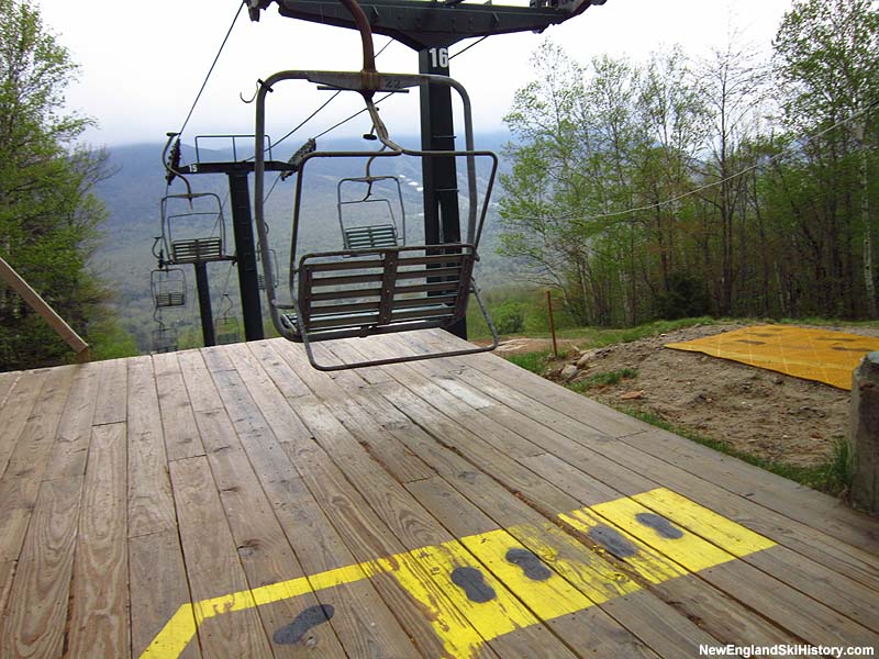 The Snows Mountain Double Chair top terminal in 2012