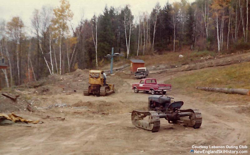 Construction of the lift (circa 1972)