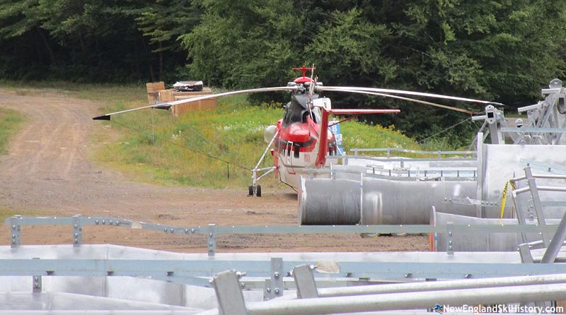 The helicopter (August 16, 2022)