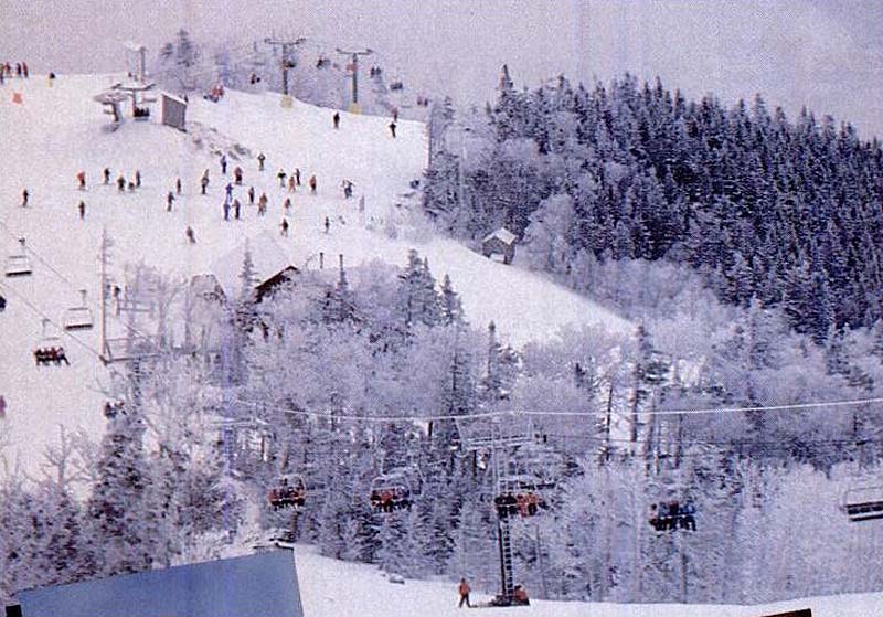 The former upper portion of the White Peaks quad circa the early 1990s