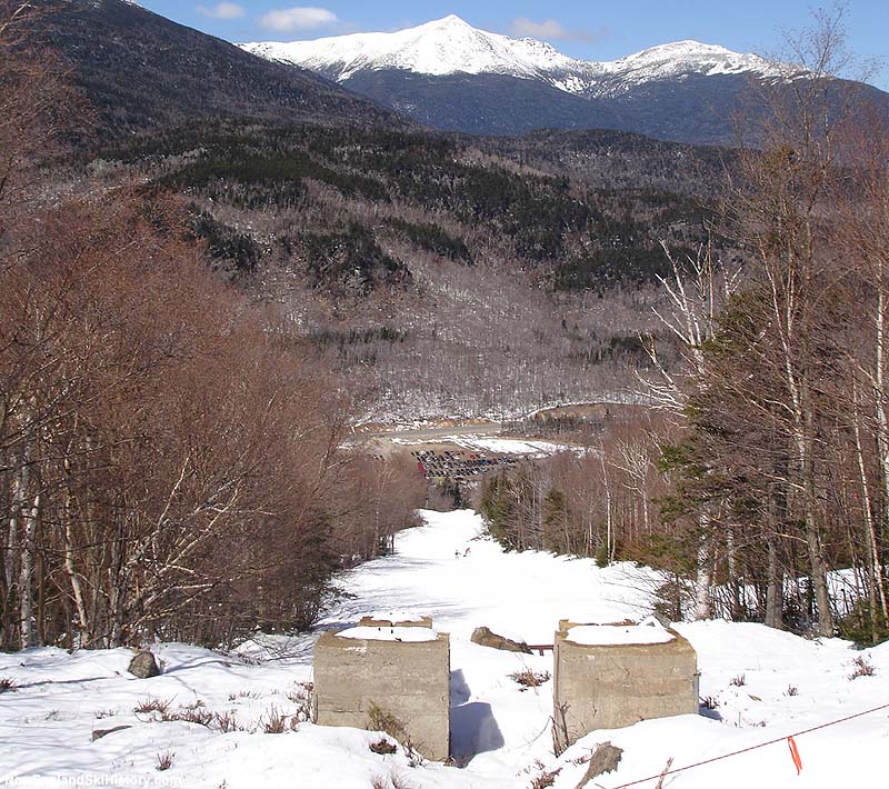 The former gondola lift line in 2006