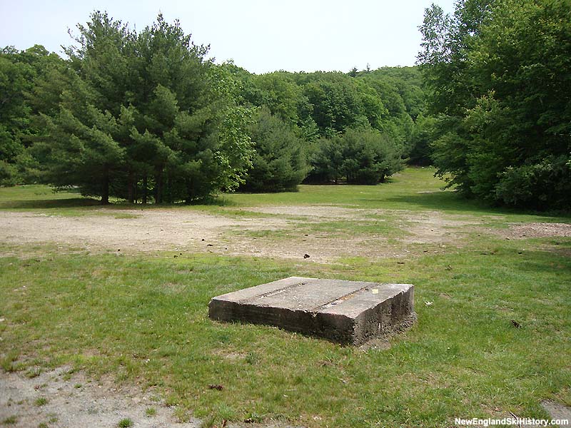Bottom footings from the double chair in 2010