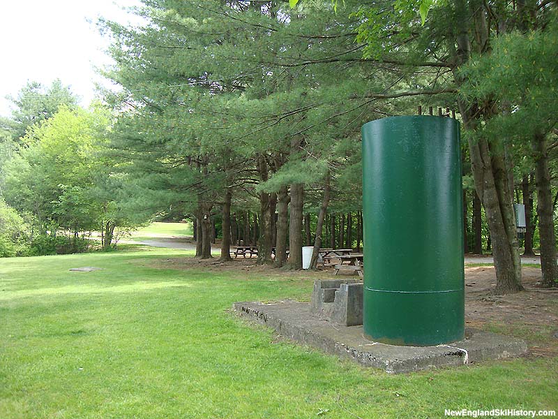 Bottom footings from the double chair in 2010