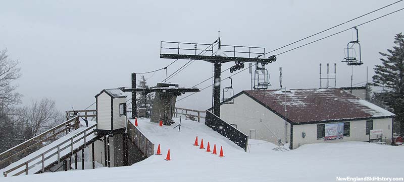 The Alpine Chairlift (left) in 2014