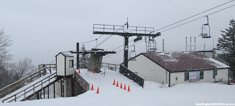 The Sun Chairlift (right) in 2014