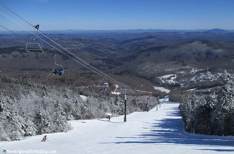 Skye Peak Express Quad - Killington - NewEnglandSkiHistory.com