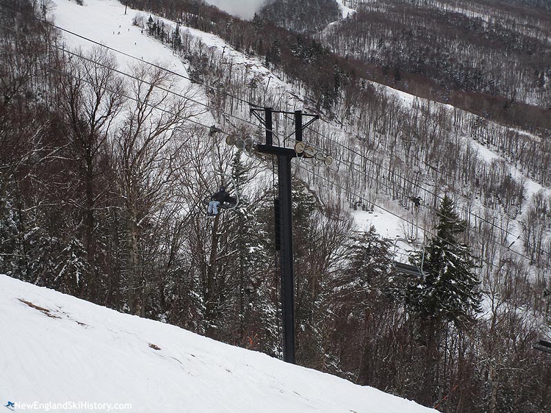 The lift line on the final day of operation (April 13, 2025)