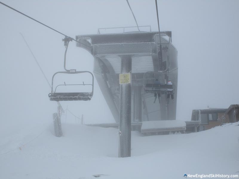 The top terminal on the final day of operation (April 13, 2025)