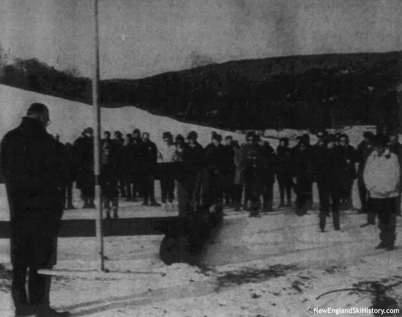 Dedication of the ski area (December 21, 1963)