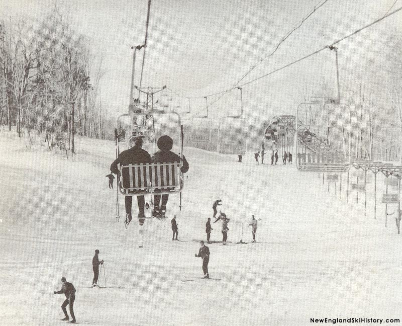 The Snow Dance Double (left) with the Standard Lift (right) circa the mid 1960s