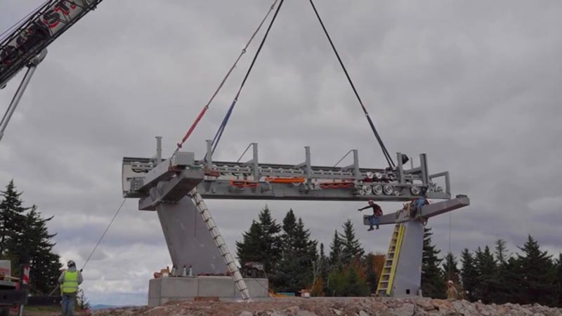 Top terminal construction (October 2021)