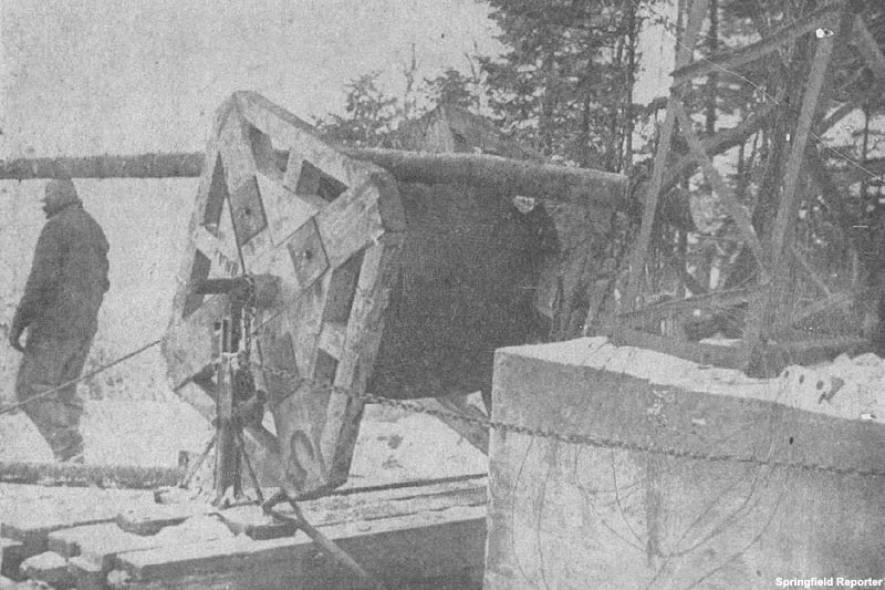 Construction of the lift (1955)
