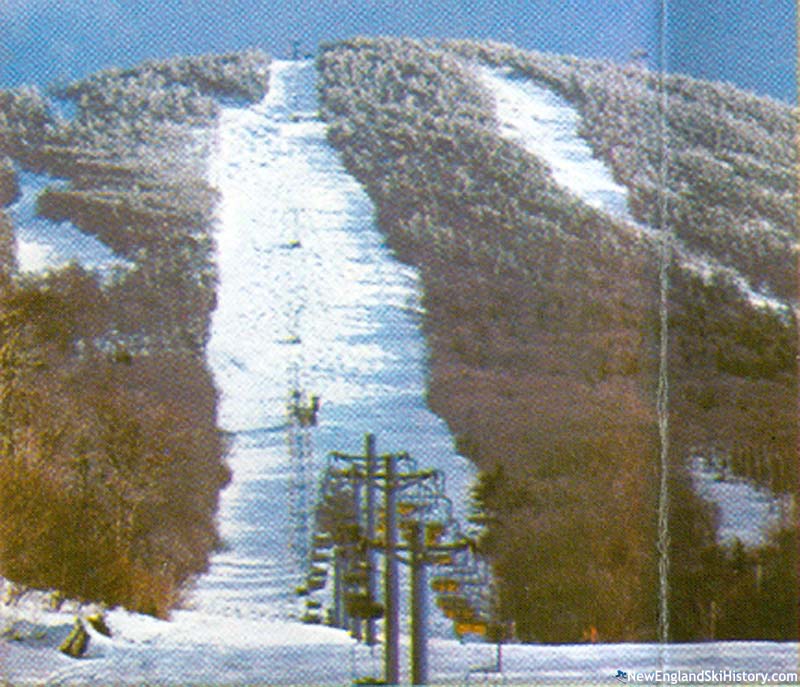 The Lower Chairlift (foreground) circa the mid to late 1970s